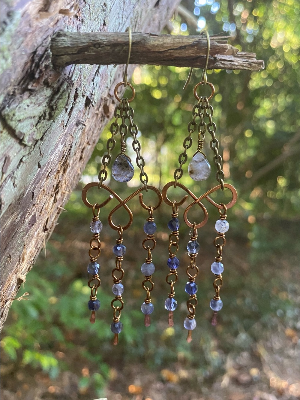 Lolite Chandelier Earrings